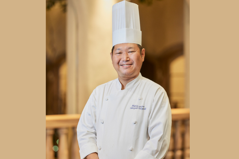 <b>レストラン グランサンク 料理長 　滝口 貴之 （たきぐち たかゆき）</b>