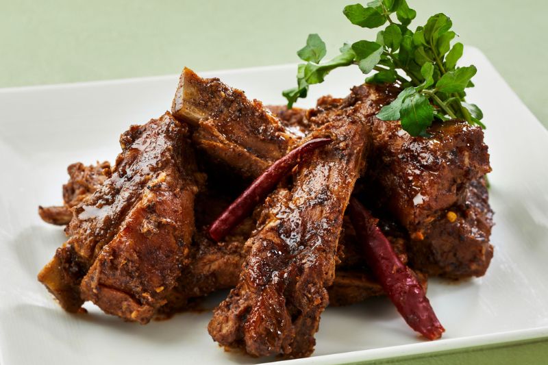 国産スペアリブの豆鼓蒸し