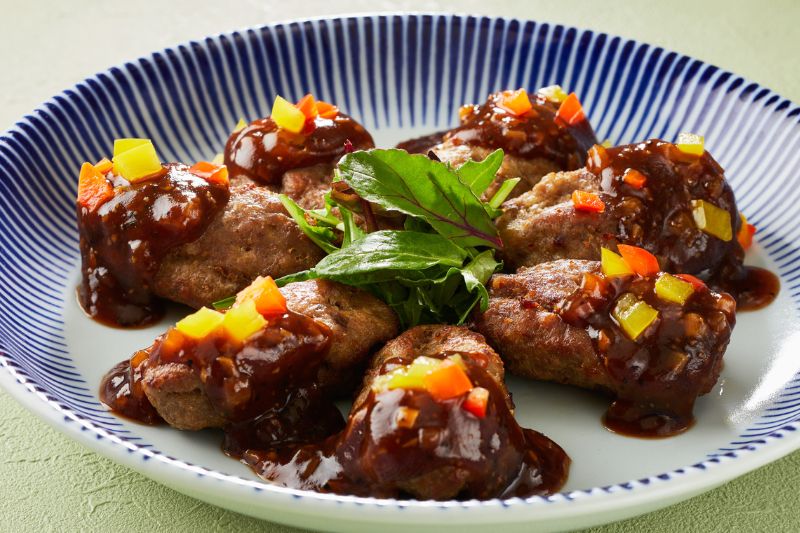 和牛ハンバーグ 中華ソース