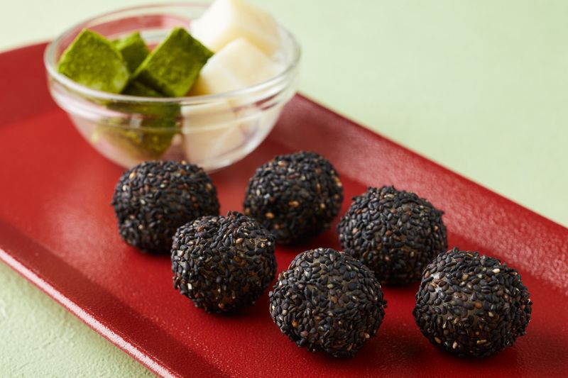 黒ごま団子・わらび餅