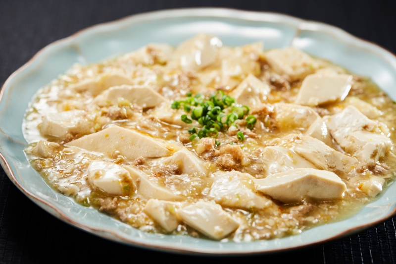 白麻婆豆腐